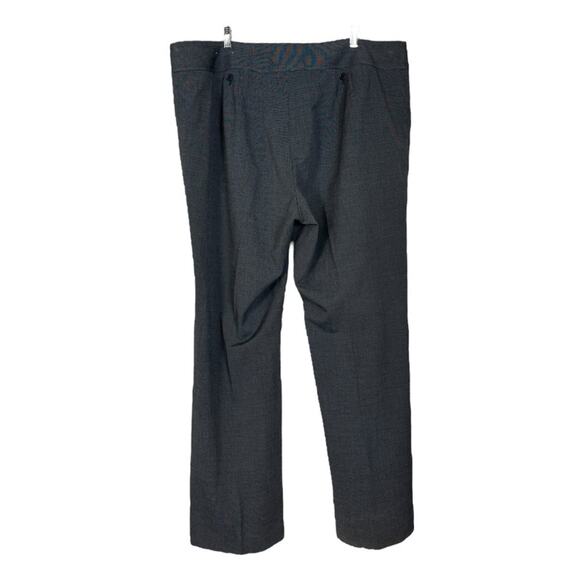 Lane Bryant Trousers Wide Leg Mid Rise Flat Front Dark Gray Women’s Size 20 - Picture 2 of 8